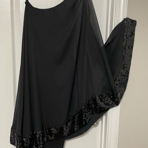 Julie Brown Black One Shoulder Cocktail Dress